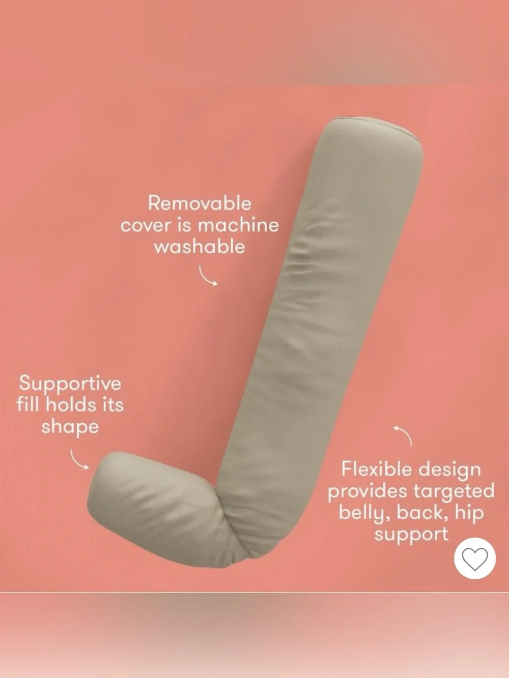 Frida Mom Cooling Adjustable Pregnancy Pillow
